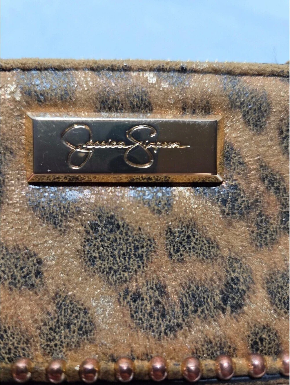 Jessica Simpson Leopard Print Small Wallet